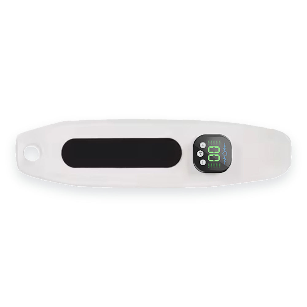 Adjustable EMS pulse wrist massager, white, product view