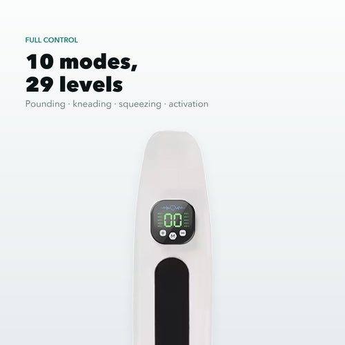 LED control module with 10 massage modes and 29 intensity levels